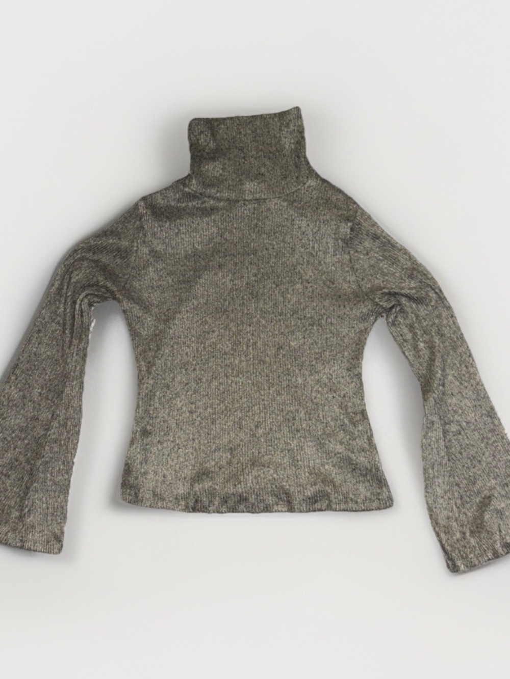 No Frills LA Bell Sleeve Turtleneck Medium